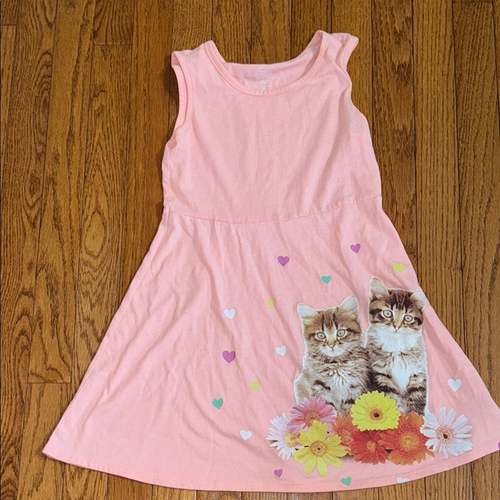 Wonder Nation Pink Embellished Sleeveless Sundress